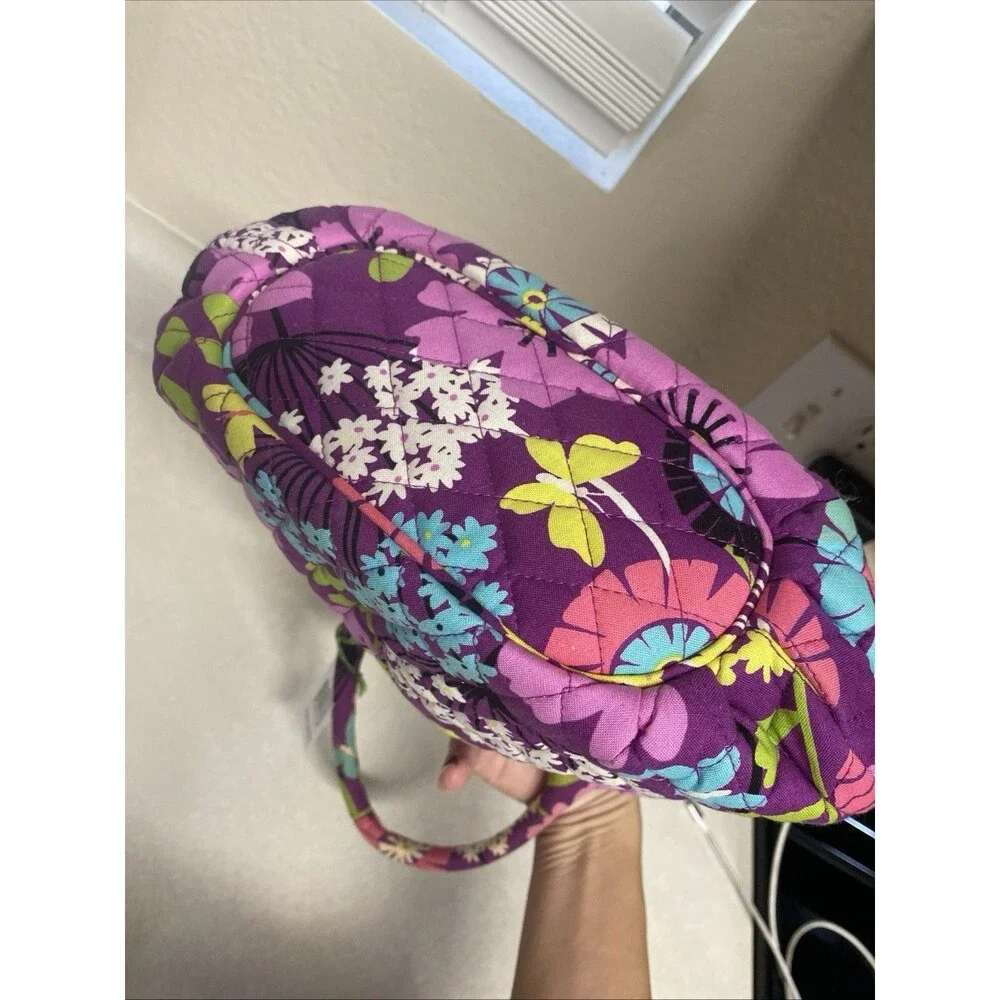 Vera Bradley Flutterby Girls Tote Bag Butterfly Purse Retired EUC